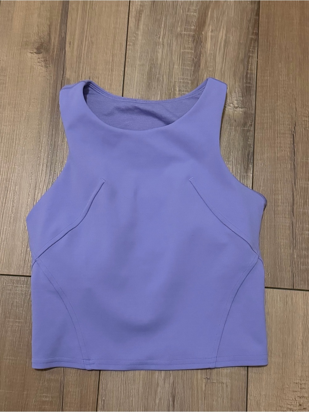Lululemon purple everlux wunder train racerback tank top